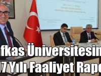 Kafkas Üniversitesinin 2017 Yılı Faaliyet Raporu!