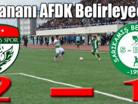 Kazananı AFDK Belirleyecek! Kars36 Spor: 2 - Sarıkamış Belediyespor: 1