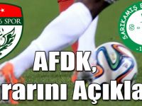 AFDK, Kars36 Spor ve Sarıkamış Belediyespor Maçı Kararını Açıkladı