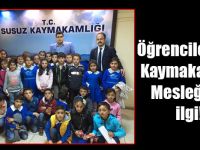 Öğrencilerden Kaymakamlık Mesleğine İlgi!