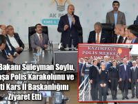 İçişleri Bakanı Süleyman Soylu, Kazımpaşa Polis Karakolunu ve AK Parti Kars İl Başkanlığını Ziyaret Etti