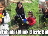 Kars'ta Minik Fidanlar Minik Ellerle Buluştu