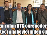 Mezun olan RTS öğrencilerine gazeteci ağabeylerinden sürpriz