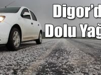 Digor’da Dolu Yağışı