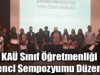KAÜ Sınıf Öğretmenliği Öğrenci Sempozyumu Düzenledi
