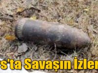 Kars’ta Patlamamış Tank Topu Mermisi Bulundu