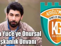 Tolga Yüce Kağızman Gençlerbirliği Spor Onursal Başkanı Oldu