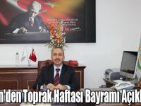 Hüseyin Düzgün'den Toprak Haftası Bayramı Açıklaması