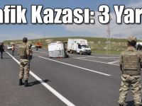 Kars'ta Trafik Kazası: 3 Yaralı
