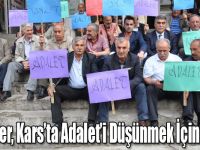 CHP’liler, Kars’ta Adalet’i Düşünmek İçin Durdu