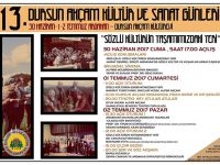 13. Dursun Akçam Kültür ve Sanat Günleri
