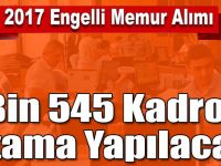 Kamuya Engelli Memur Alınacak