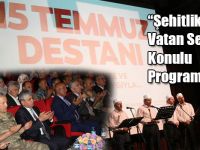Kars’ta “Şehitlik ve Vatan Sevgisi” Konulu Program Düzenlendi