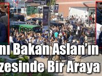 Devlet Erkanı Bakan Aslan’ın Kardeşinin Cenazesinde Bir Araya Geldi