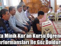 Kars'ta Minik Kur’an Kursu Öğrencileri, Performansları İle Göz Doldurdu