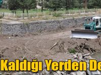 Kars Çayı Islah Çalışmaları Kaldığı Yerden Devam Ediyor