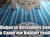 Vali Doğan'ın Girişimleri Sonucu Evliya Camii’nin Halıları Yenilendi