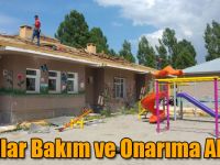 Sarıkamış’ta, Okullar Bakım ve Onarıma Alındı