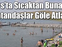 Kars'ta Sıcaktan Bunalan Kadın, Çocuk, Erkek Elbiseleriyle Çıldır Gölüne Atladı