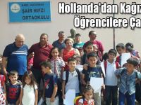 Hollanda'dan Kağızmanlı Öğrencilere Çanta