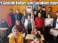 CHP Kars Gençlik Kolları, özel çocukları ziyarete gitti