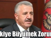 Bakan Arslan: Türkiye Büyümek Zorunda