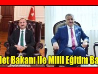 Bakan Arslan, Adalet Bakanı ile Milli Eğitim Bakanı'nı Ziyaret Etti