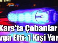 Kars'ta Çobanlar Kavga Etti: 1 Kişi Yaralı
