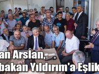 Bakan Arslan, Başbakan Yıldırım'a Eşlik Etti