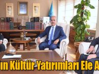 UDH Bakanı Arslan ve Vali Doğan Kültür Bakanı Kurtulmuş’u Ziyaret Etti