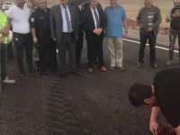 Çıldır Aktaş Duble yolunun bir kısmı kurban kesilerek hizmete girdi