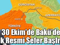 30 Ekim’de Bakü’den İlk Resmi Sefer Başlıyor