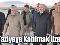 Bakan Arslan Taziyeye Katılmak Üzere Kars’a Geldi