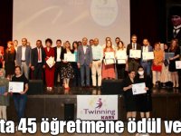 Kars’ta 45 öğretmene ödül verildi!