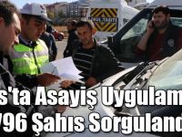 Kars'ta Asayiş Uygulaması: 796 Şahıs Sorgulandı