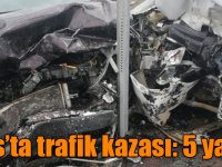 Kars’ta trafik kazası: 5 yaralı