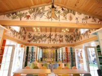 Kent ormanı kütüphanesi kapılarını açtı