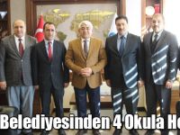 Kars Belediyesinden 4 Okula Hediye