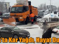 Kars’ta Kar Yağdı, Hayat Durdu