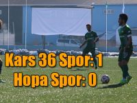 Kars 36 Spor: 1 - Hopa Spor: 0