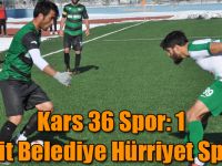 Kars 36 Spor: 1 - Kelkit Belediye Hürriyet Spor: 0