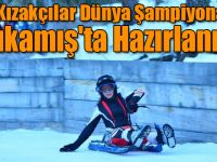 Milli Kızakçılar Dünya Şampiyonasına Sarıkamış'ta Hazırlanıyor