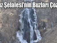 Susuz Şelalesi'nin Buzları Çözüldü