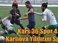 Kars 36 Spor: 4 - Karlıova Yıldırım Spor: 1