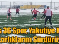 Kars 36 Spor, Yakutiye Maçı Hazırlıklarını Sürdürüyor