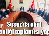 Susuz’da okul güvenliği toplantısı yapıldı