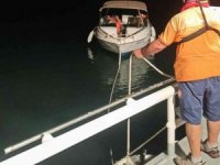 Yakıtı biten tekneyi KIYEM kurtardı
