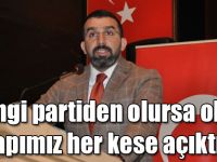 AK Parti Kars İl Başkanı Adem Çalkın: “Hangi partiden olursa olsun kapımız her kese açıktır”
