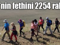 40 dağcı, Ani’nin fethini 2254 rakımda kutladı