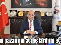 Selim Belediye Başkanı hayvan pazarının açılış tarihini açıkladı